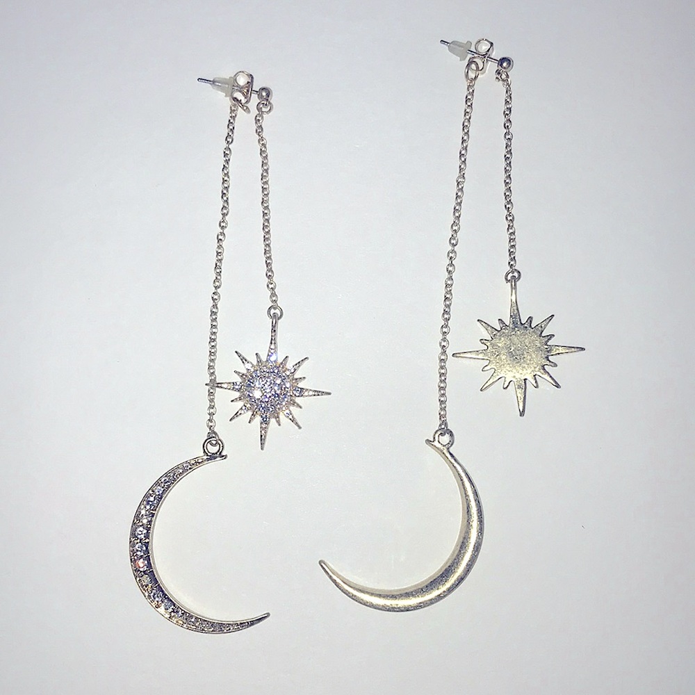 Sun and Moon Earrings